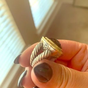David Yurman Albion Smoky Quartz Ring